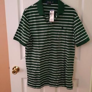 Polo Ralph Lauren Green Striped polo M